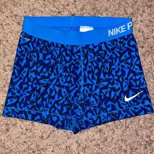 Nike pro spandex shorts
